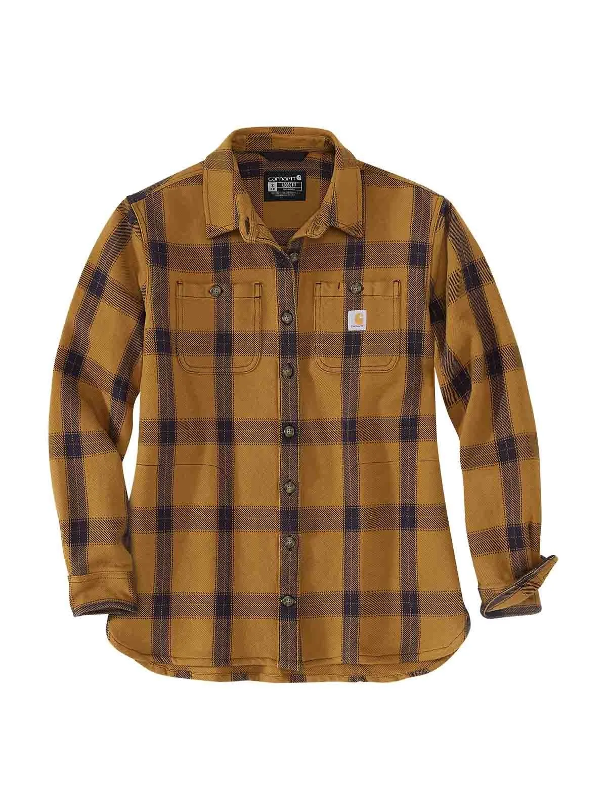 105574&#x20;Women&#x27;s&#x20;Work&#x20;Shirt&#x20;Flannel&#x20;Plaid&#x20;-&#x20;Carhartt