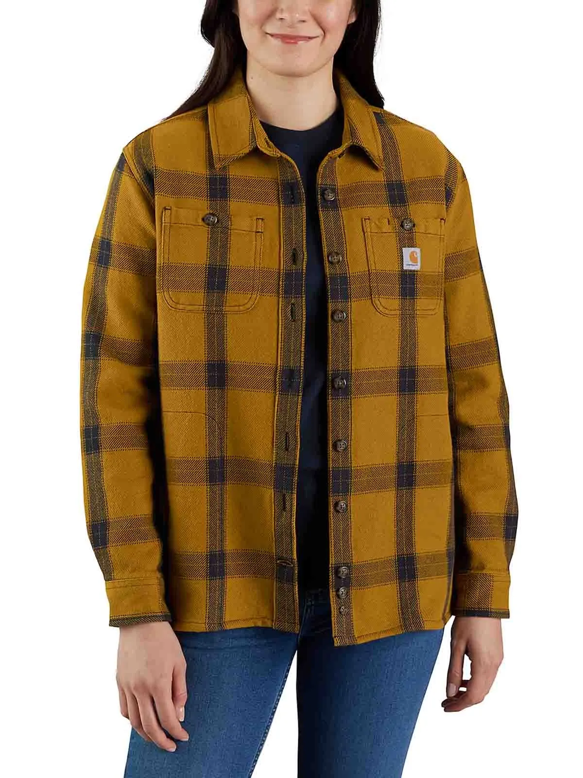 105574&#x20;Women&#x27;s&#x20;Work&#x20;Shirt&#x20;Flannel&#x20;Plaid&#x20;-&#x20;Carhartt