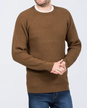 2t Harris Tall Chunky Knit Jumper (khaki)