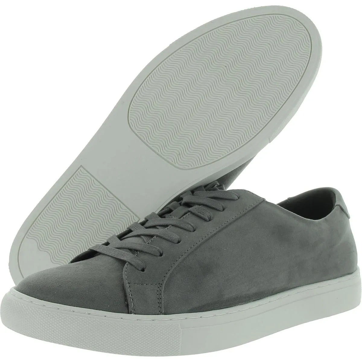 Alfani Mens Grayson Faux Leather Lifestyle Casual And Fashion Sneakers