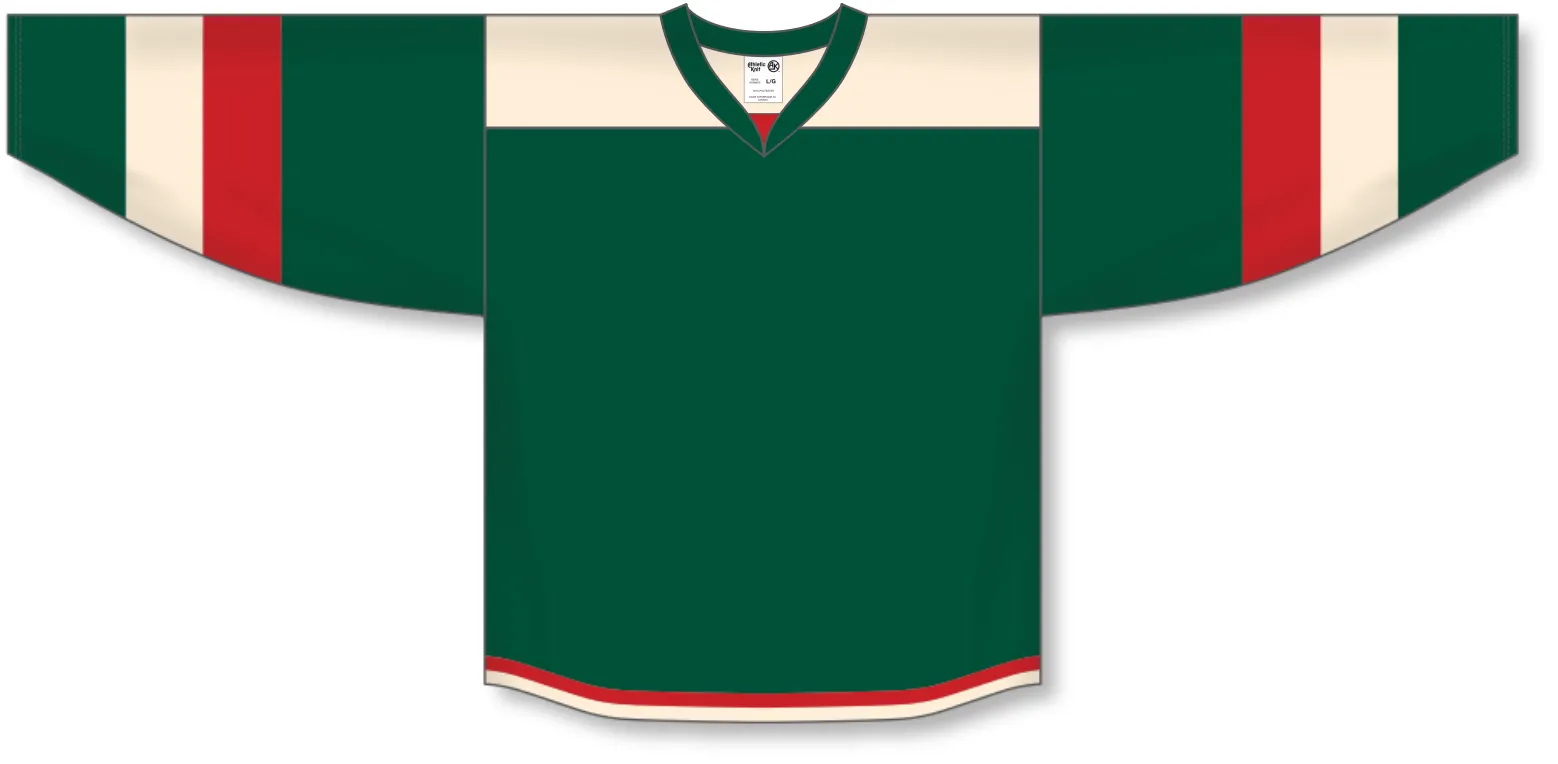 Athletic Knit (AK) H7400Y-277 Youth Dark Green Select Hockey Jersey