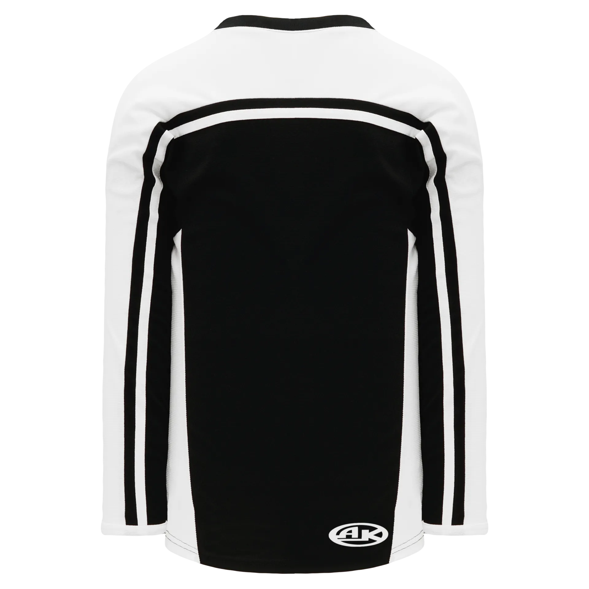 Athletic Knit (AK) H7600A-221 Adult Black/White Select Hockey Jersey