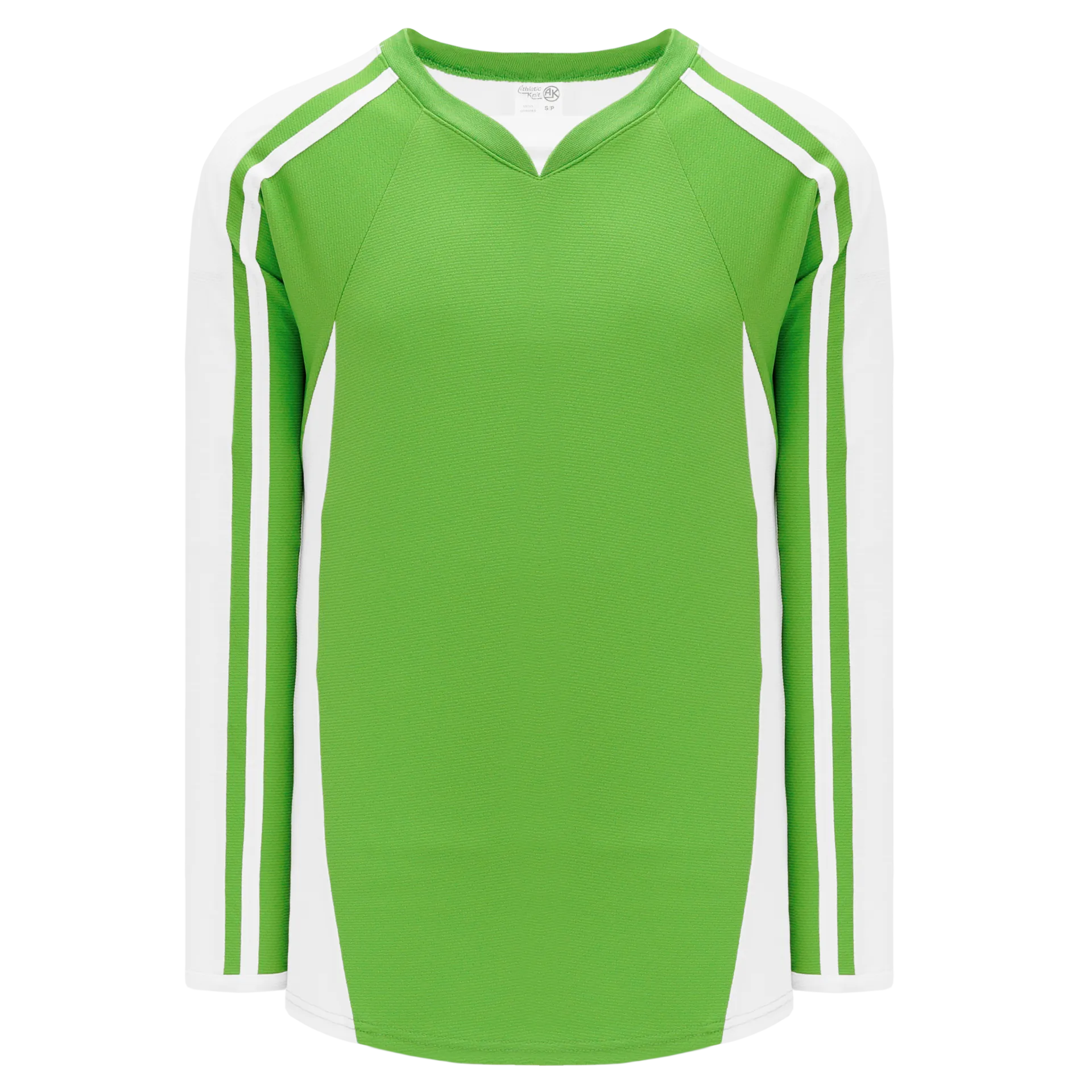 Athletic Knit (AK) H7600A-271 Adult Lime Green/White Select Hockey Jersey