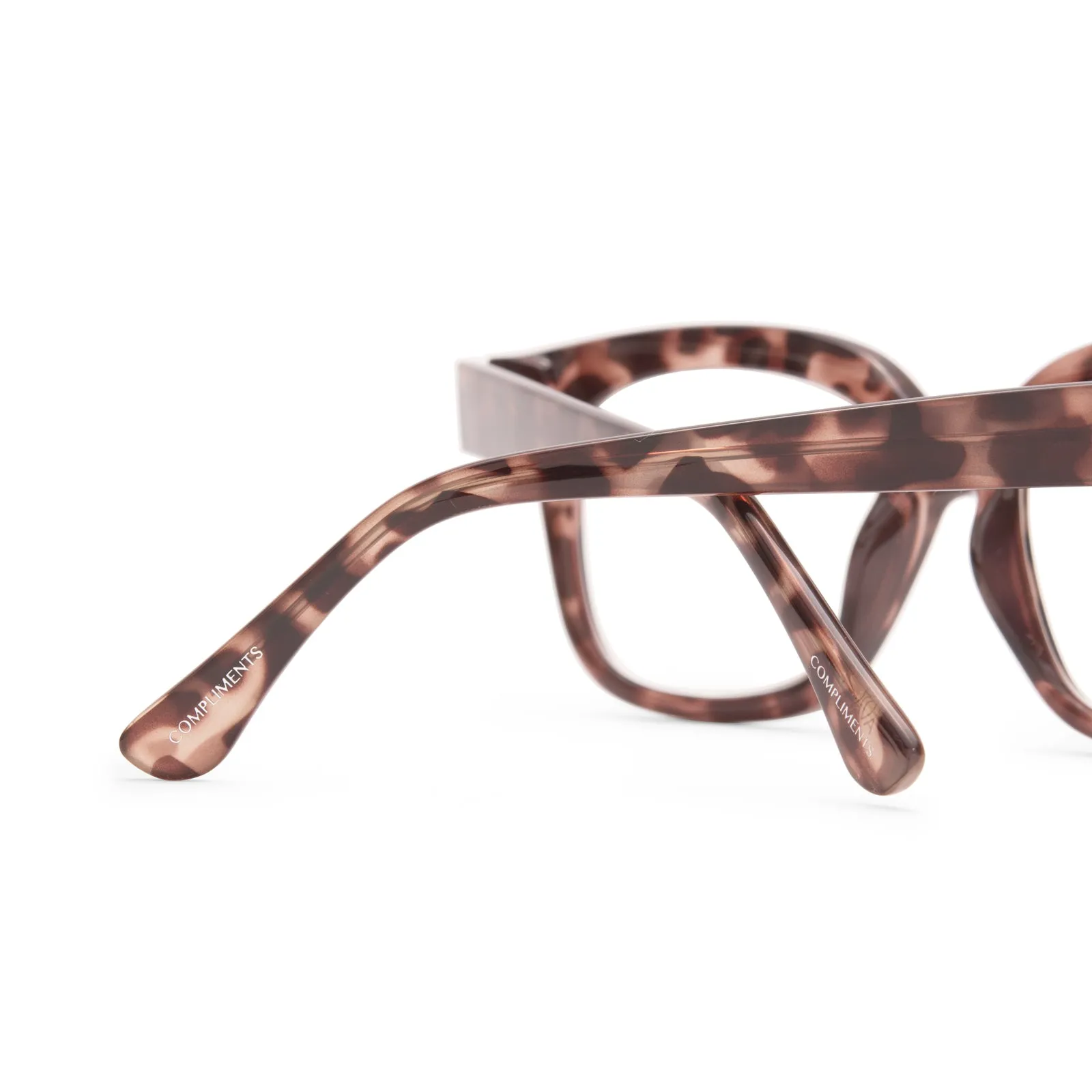 AVA - BEIGE TORTOISE   BLUE LIGHT READERS