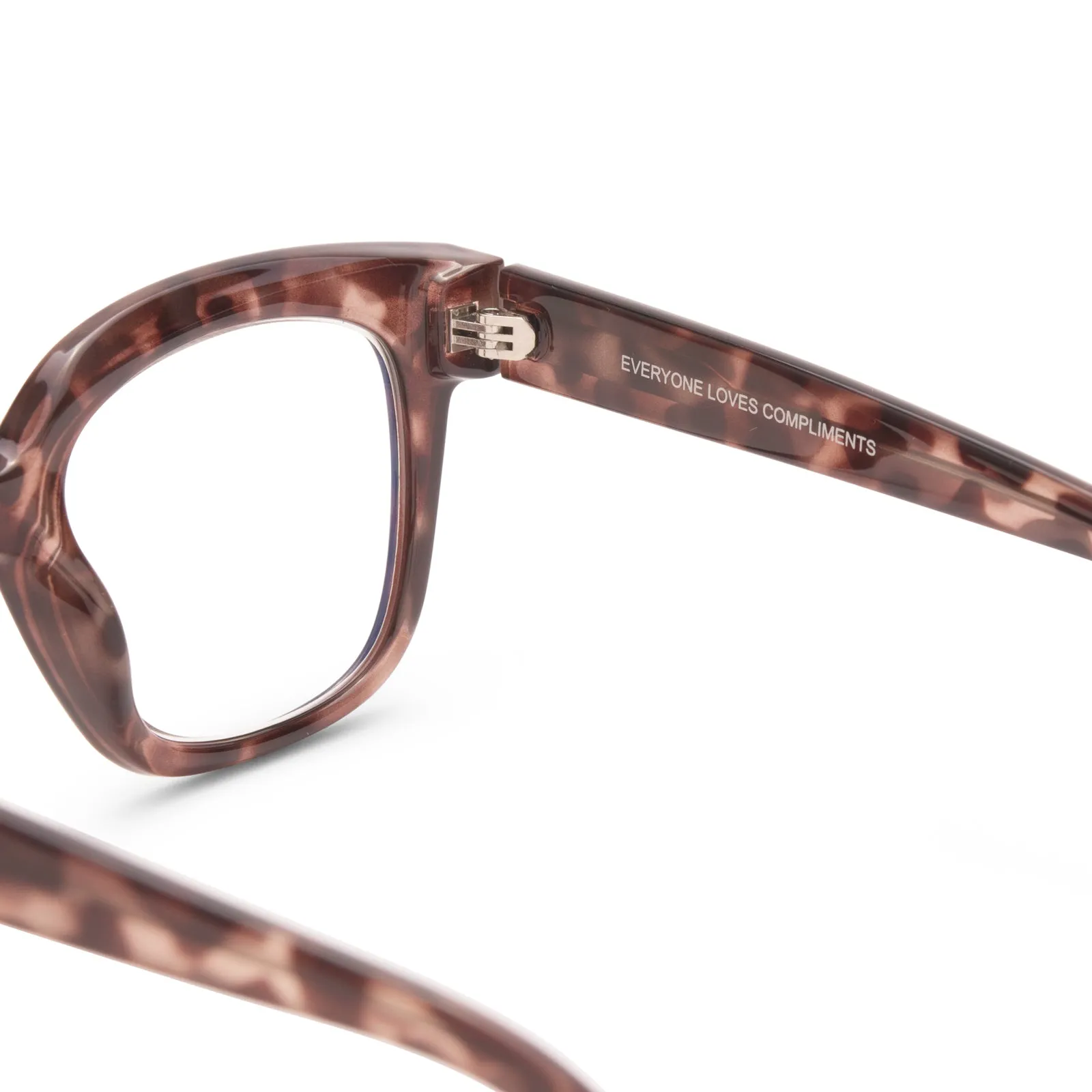 AVA - BEIGE TORTOISE   BLUE LIGHT READERS