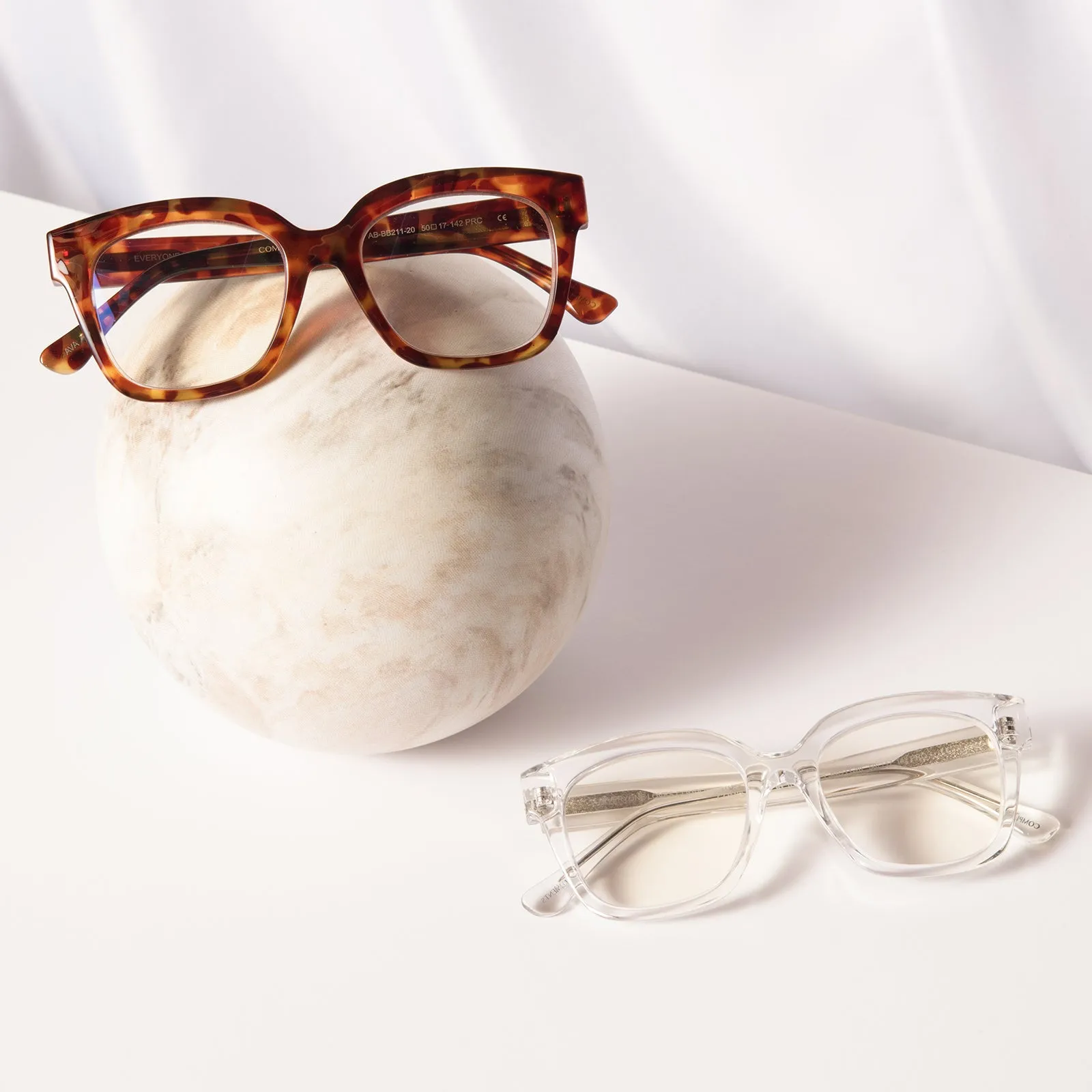 AVA - CLEAR CRYSTAL   BLUE LIGHT READERS