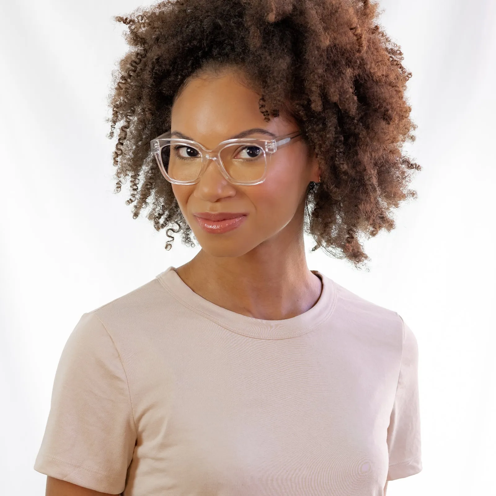 AVA - CLEAR CRYSTAL   BLUE LIGHT READERS