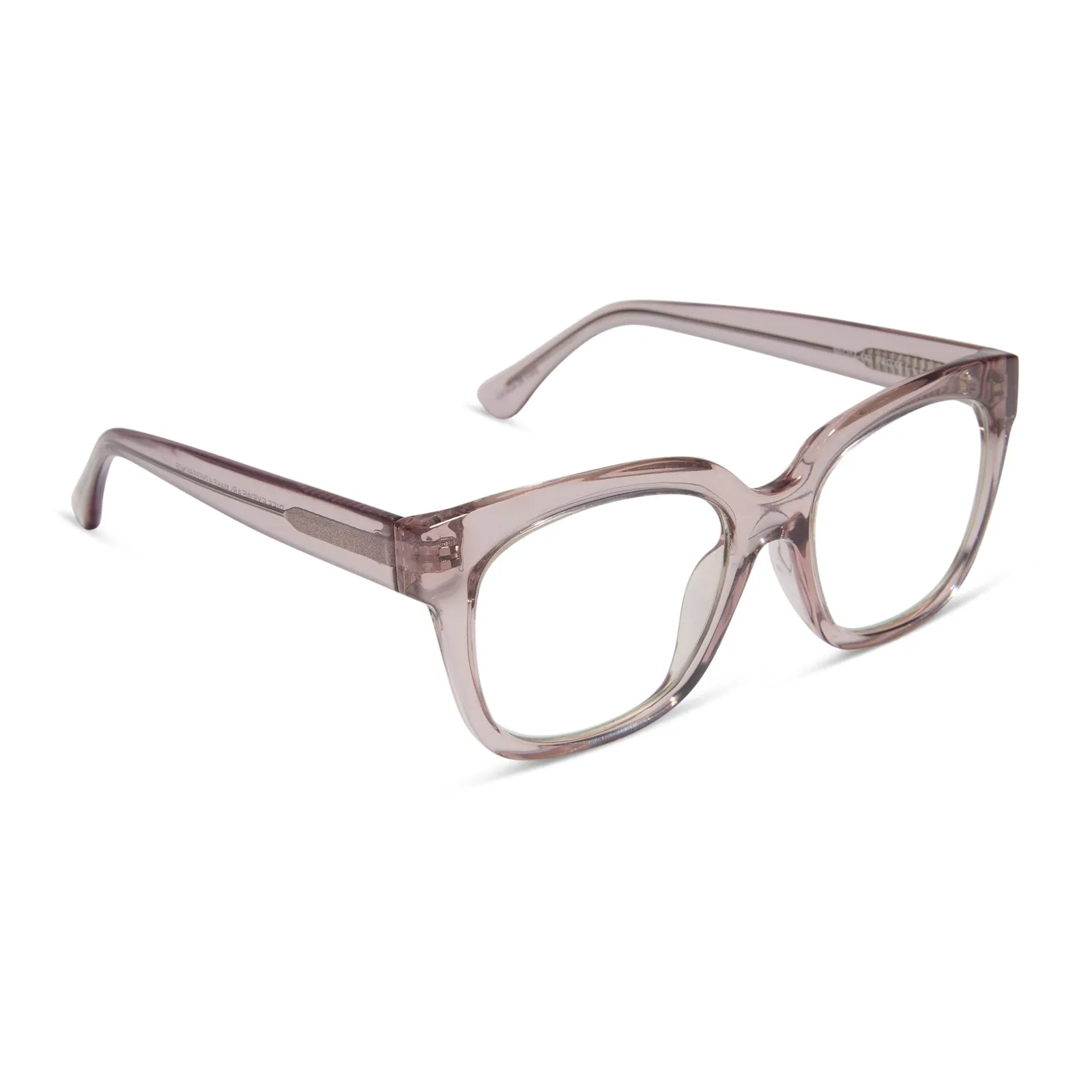 AVA - LIGHT PINK CRYSTAL   BLUE LIGHT READERS