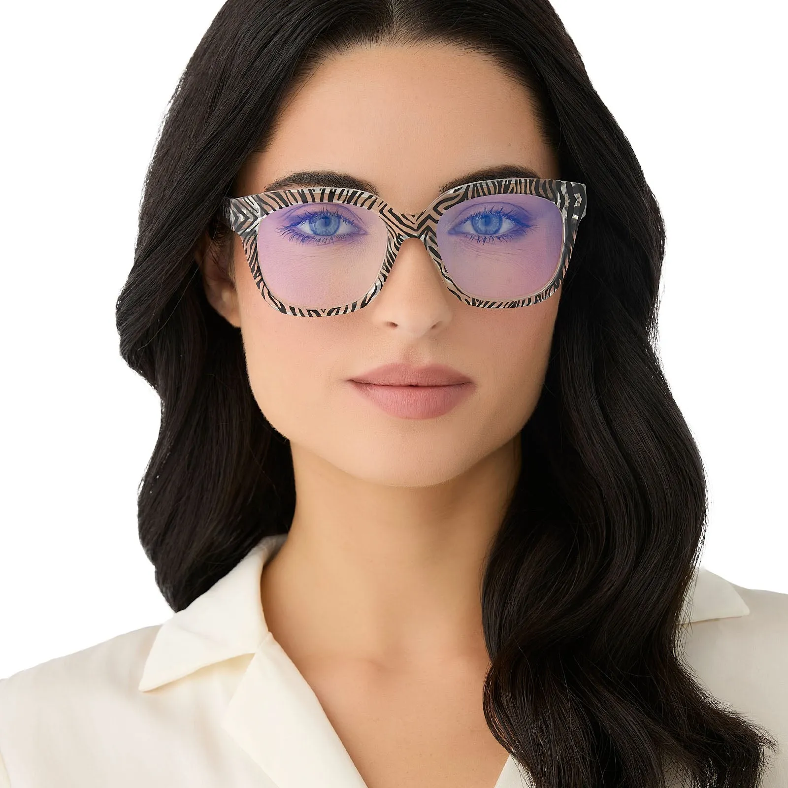 AVA - ZEBRA   BLUE LIGHT READERS