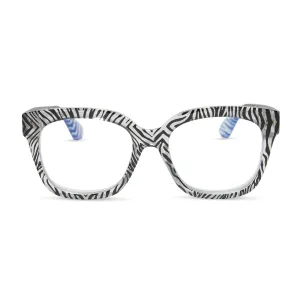 AVA - ZEBRA   BLUE LIGHT READERS