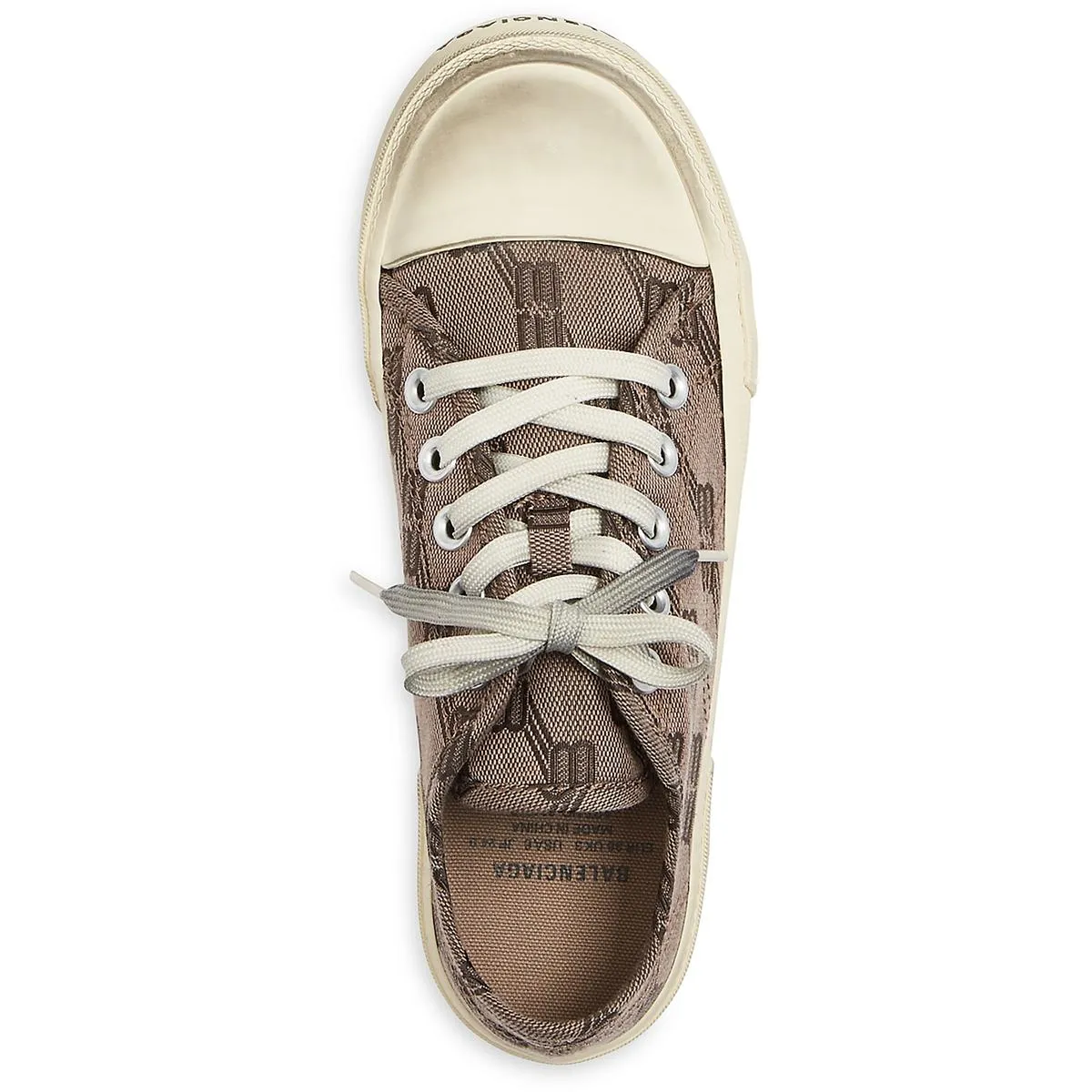 Balenciaga Womens Lace-Up Printed Casual And Fashion Sneakers