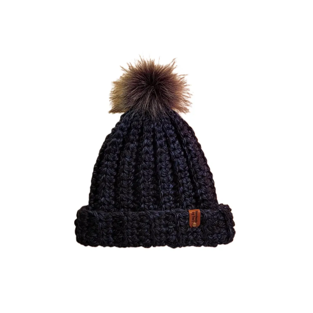 Beanie Chunky Style Yarn Milwaukee Midnight Blue