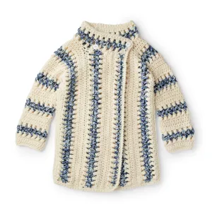 Bernat Running Lines Crochet Jacket