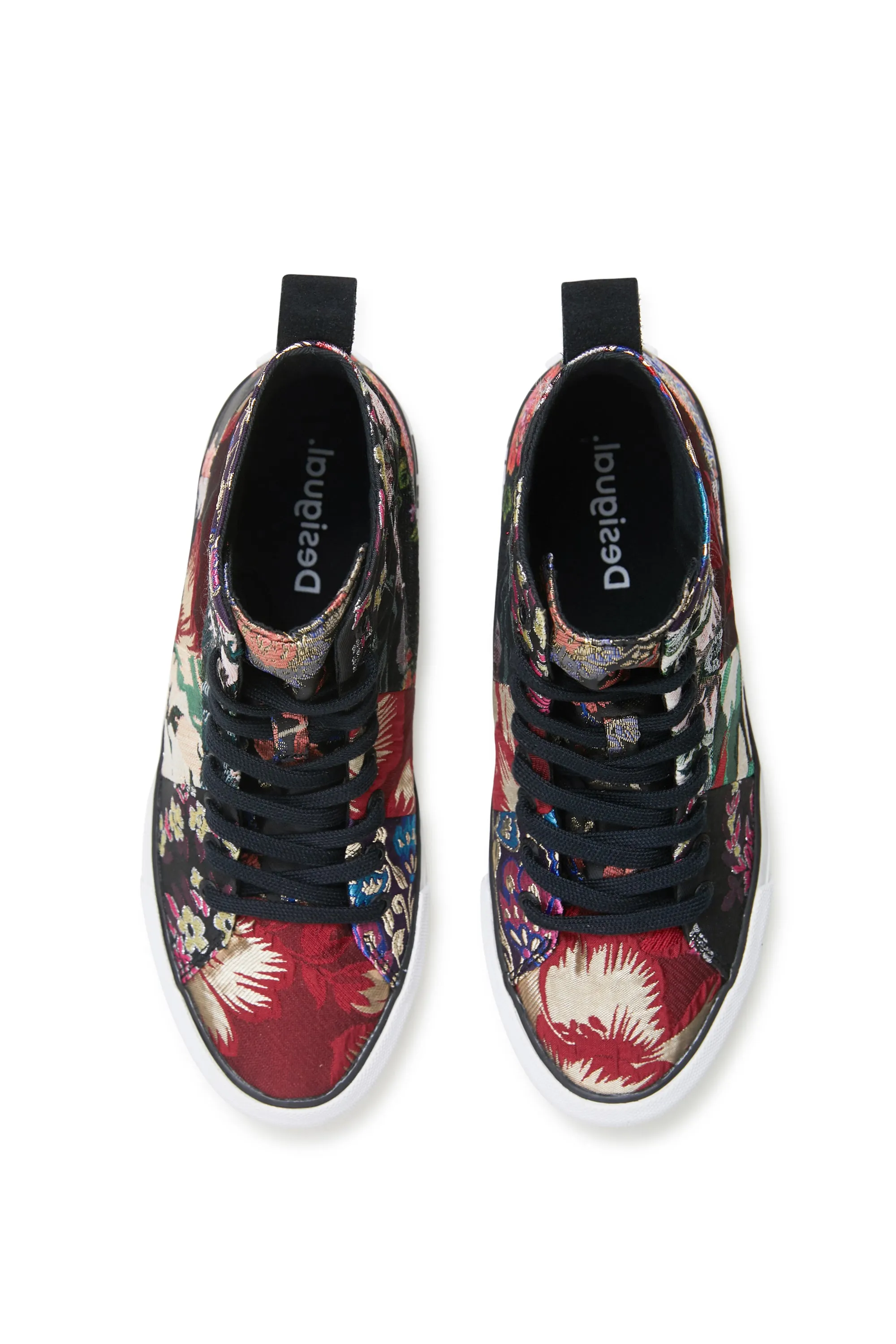 Beta Nini Beautiful Brocade Patches Trainers Desigual Style 21WSKA17