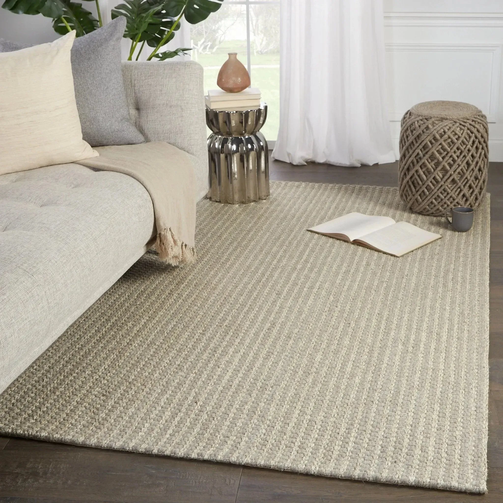 Bombay BOB03 Fetia Light Gray Rug