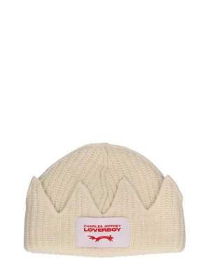 Charles Jeffrey LOVERBOY   Chunky crown beanie 
