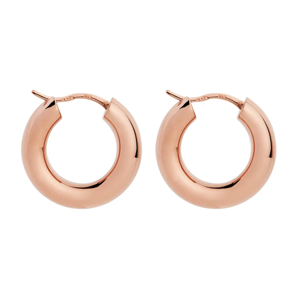 Cocoon Rose Gold Hoop Earring