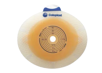 Coloplast 11027 Sensura Click Xpro Convex Light Extended Wear Baseplate Flange Size 2" (50mm) Pre-Cut 1-1/8" (28mm) Red