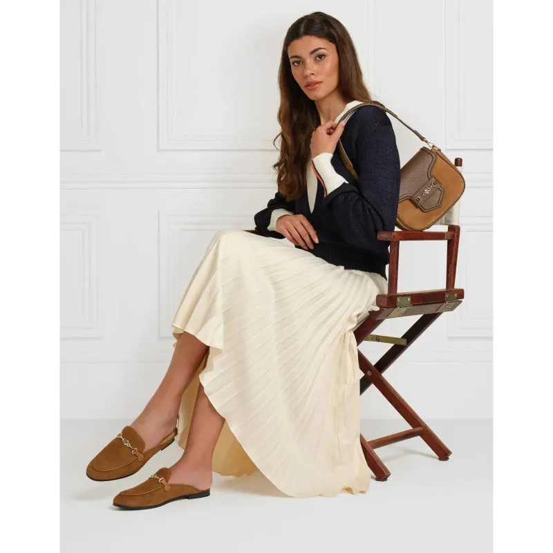 Fairfax & Favor Tuddenham Ladies Suede Mule - Tan