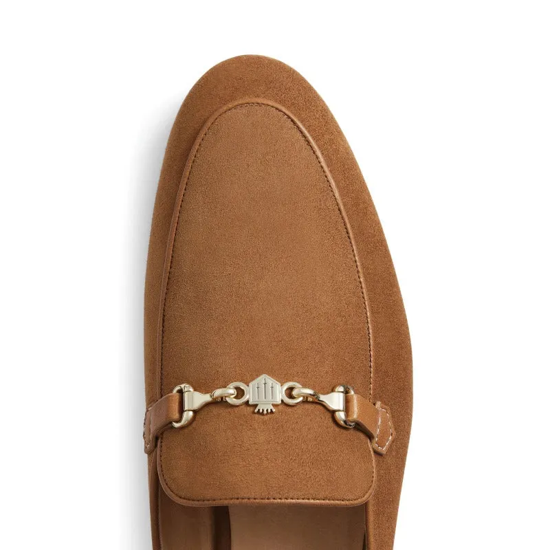 Fairfax & Favor Tuddenham Ladies Suede Mule - Tan