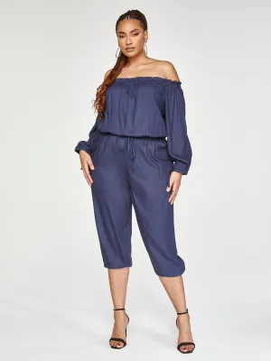 Fashion To Figure - Jenny Off-Shoulder Jumpsuit