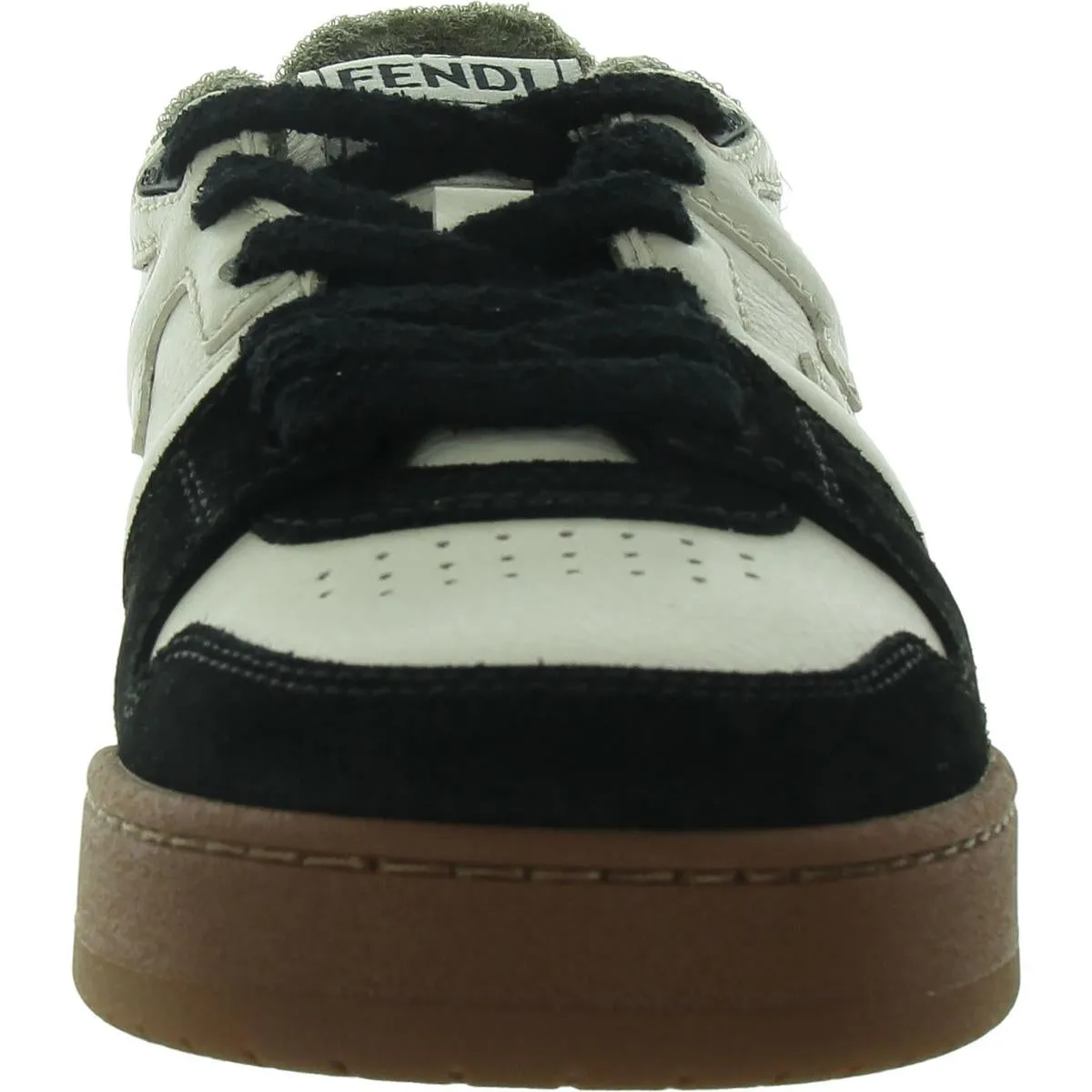Fendi Womens Logo Lace-Up Casual And Fashion Sneakers