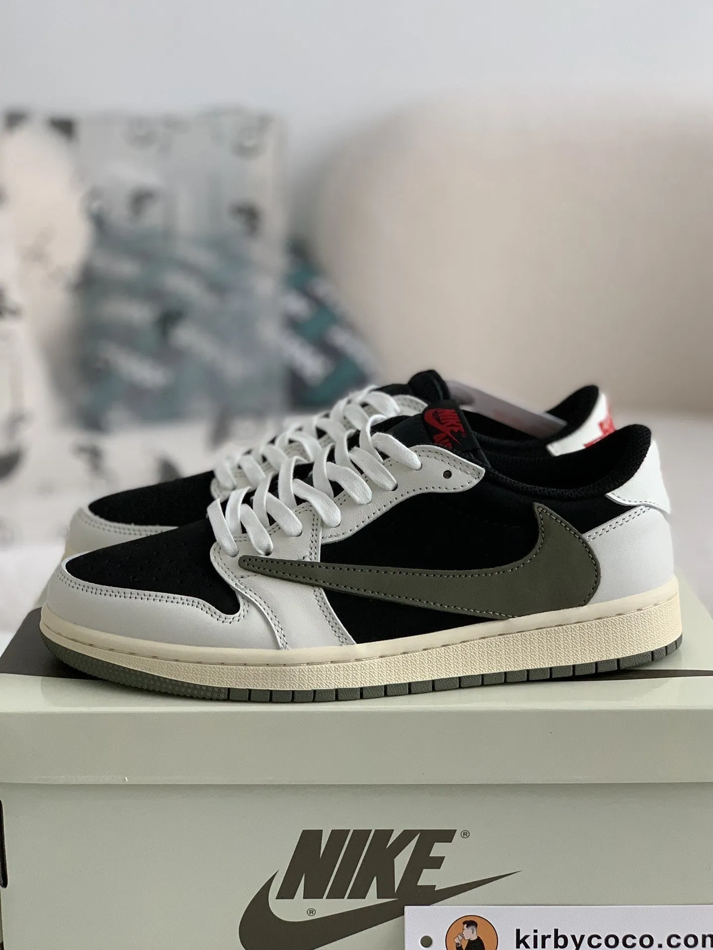 Fragment Desigh x Travis scott New Fashion 1 Low sneakers for men and women