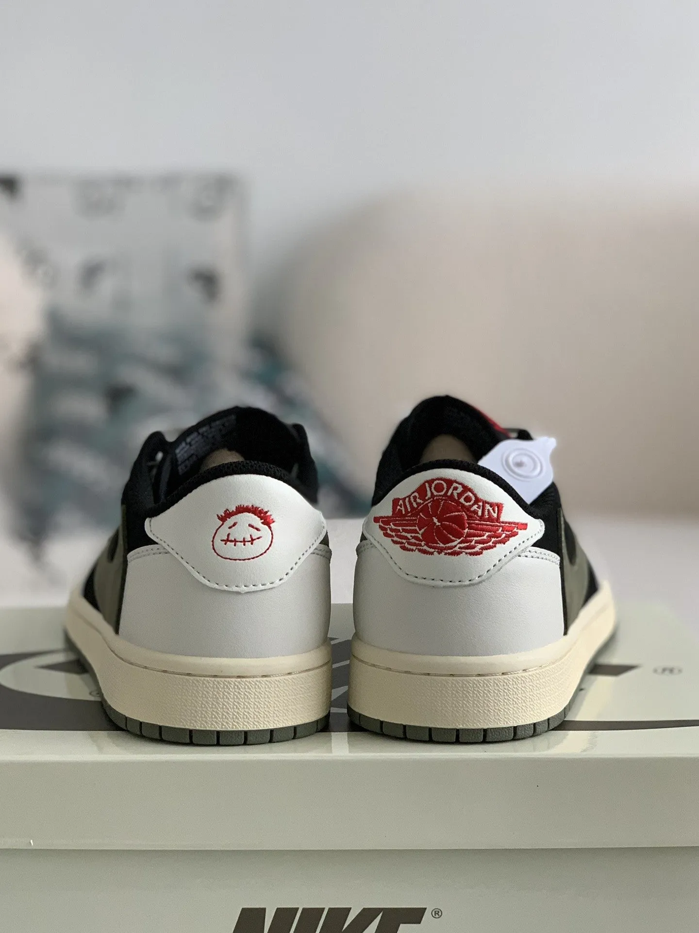 Fragment Desigh x Travis scott New Fashion 1 Low sneakers for men and women