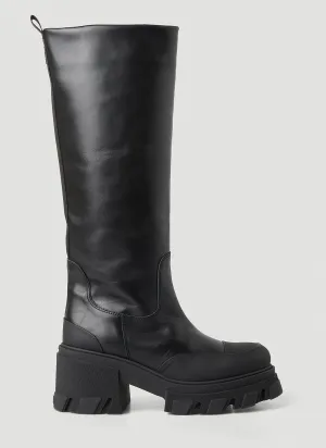 GANNI Calf Length Chunky Boots