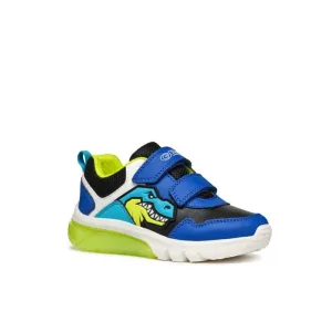 Geox Boys Junior Blue Dinosaur Runner - J46LBA