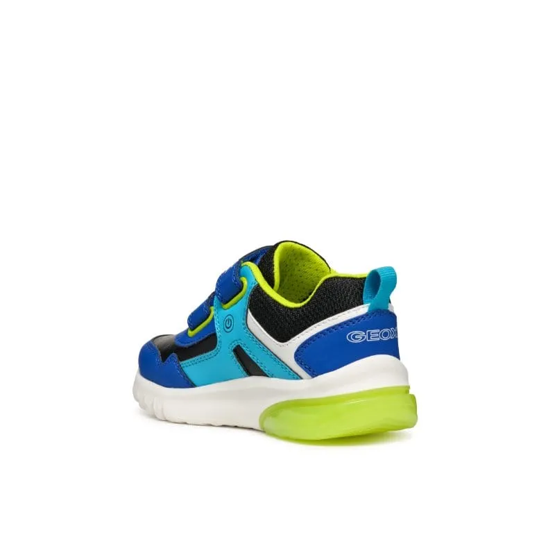 Geox Boys Junior Blue Dinosaur Runner - J46LBA