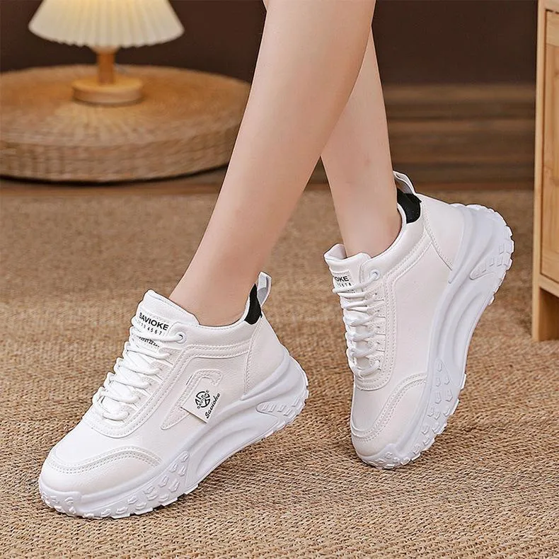 Heightening Chunky Lace Up Sneakers