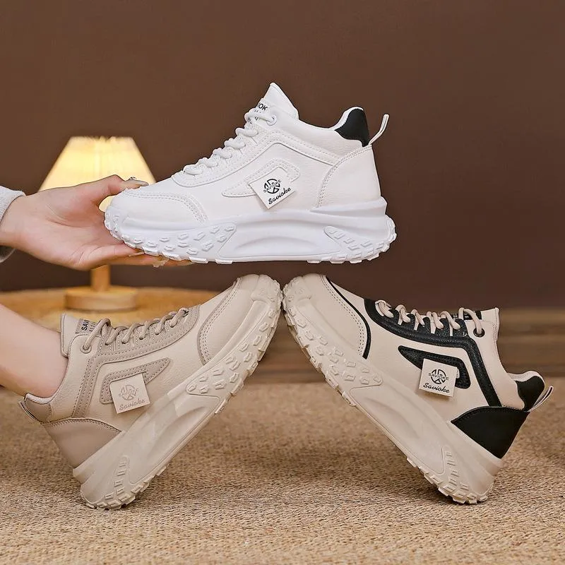 Heightening Chunky Lace Up Sneakers