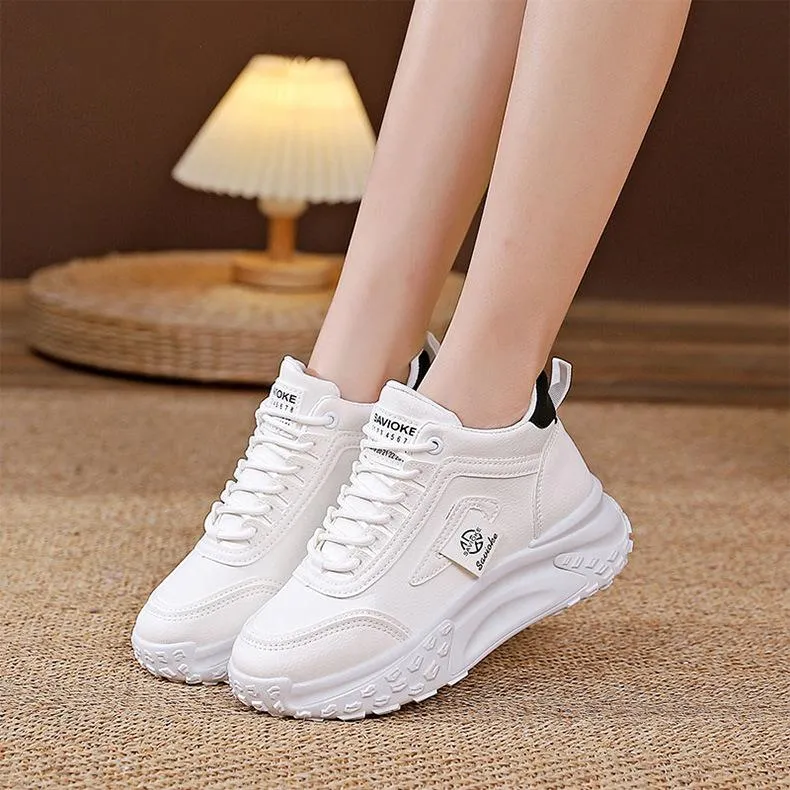 Heightening Chunky Lace Up Sneakers