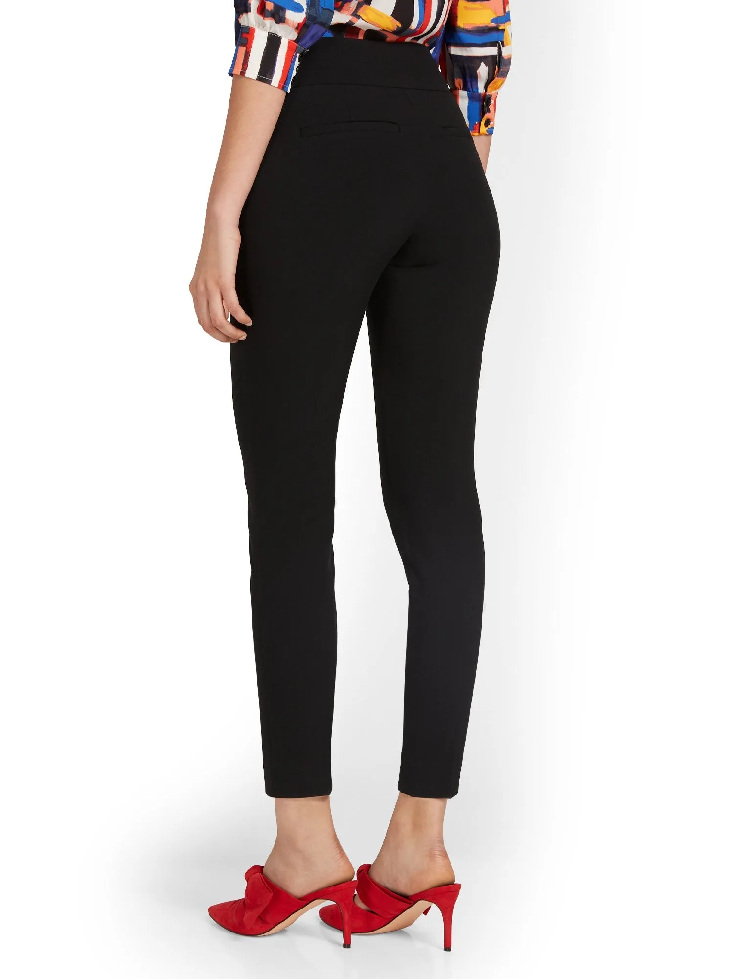 High-Waisted Modern Fit Ankle Pant - Essential Stretch