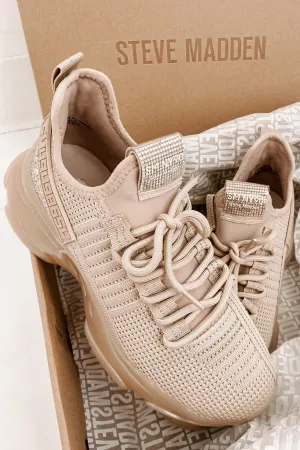 IMPERFECT Raise The Bar Steve Madden Chunky Rhinestone Chunky Sneakers (Blush Multi)