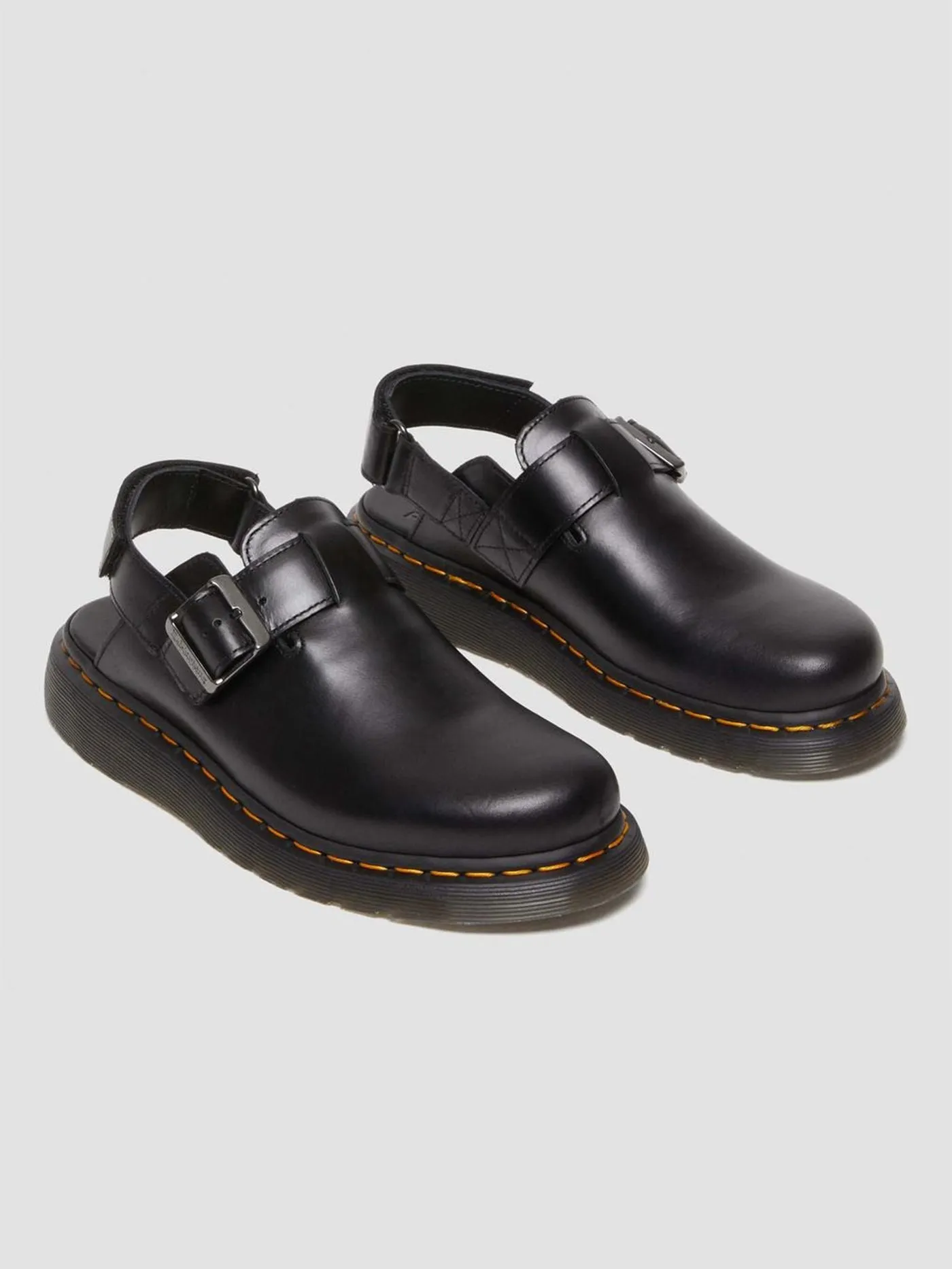 Jorge II Brando Slingback Mule Black Shoes