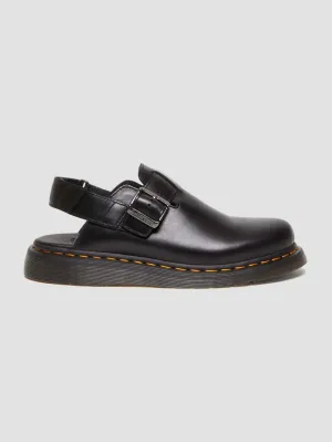 Jorge II Brando Slingback Mule Black Shoes