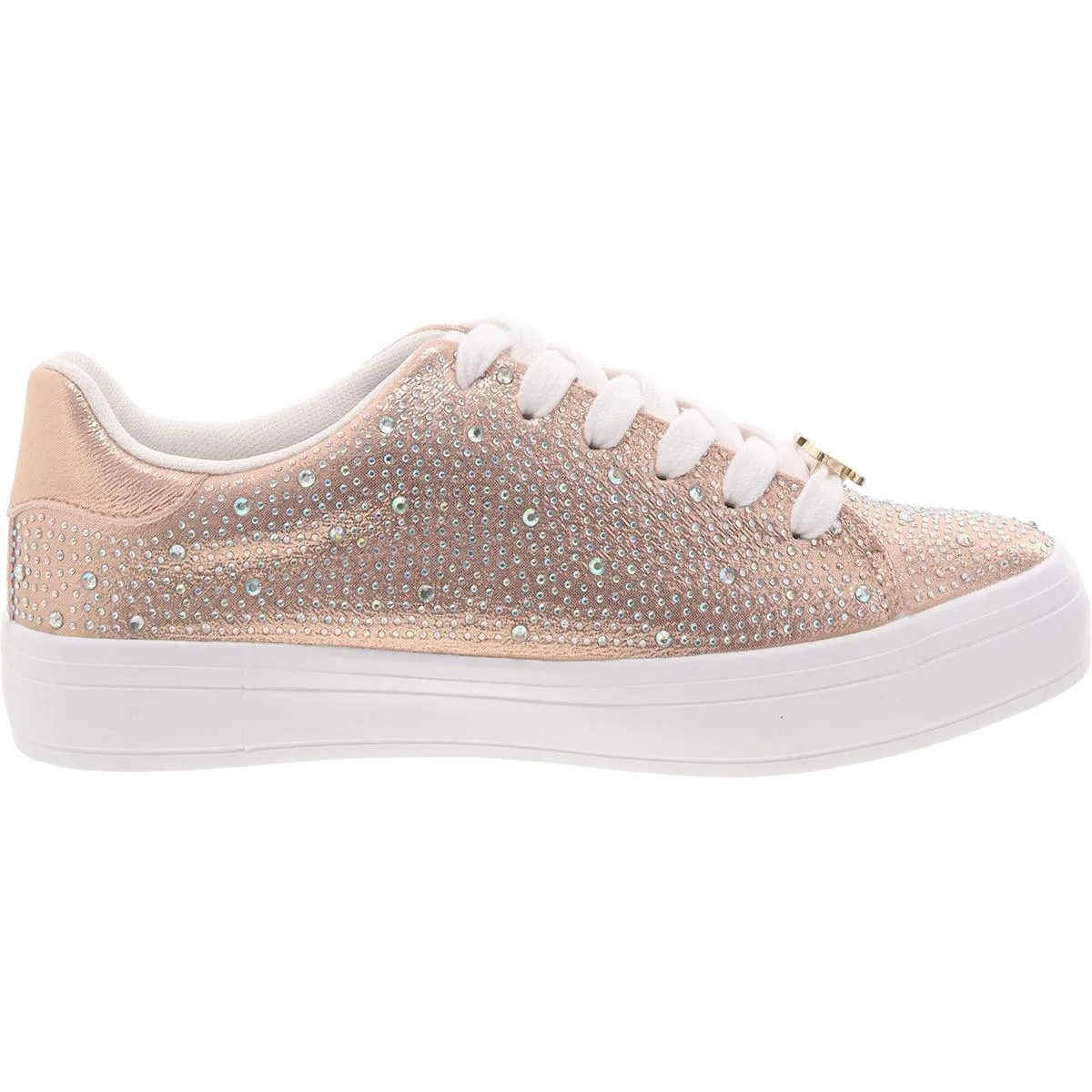 Juicy Couture Womens Alanis B Rhinestone Lace-Up Casual And Fashion Sneakers