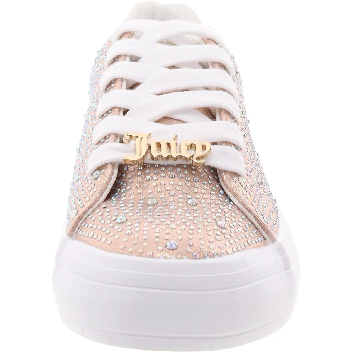 Juicy Couture Womens Alanis B Rhinestone Lace-Up Casual And Fashion Sneakers