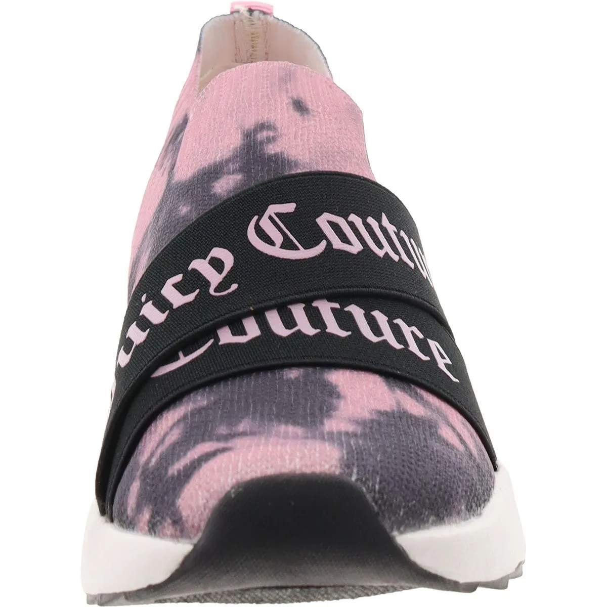 Juicy Couture Womens Annouce Knit Laceless Slip-On Sneakers