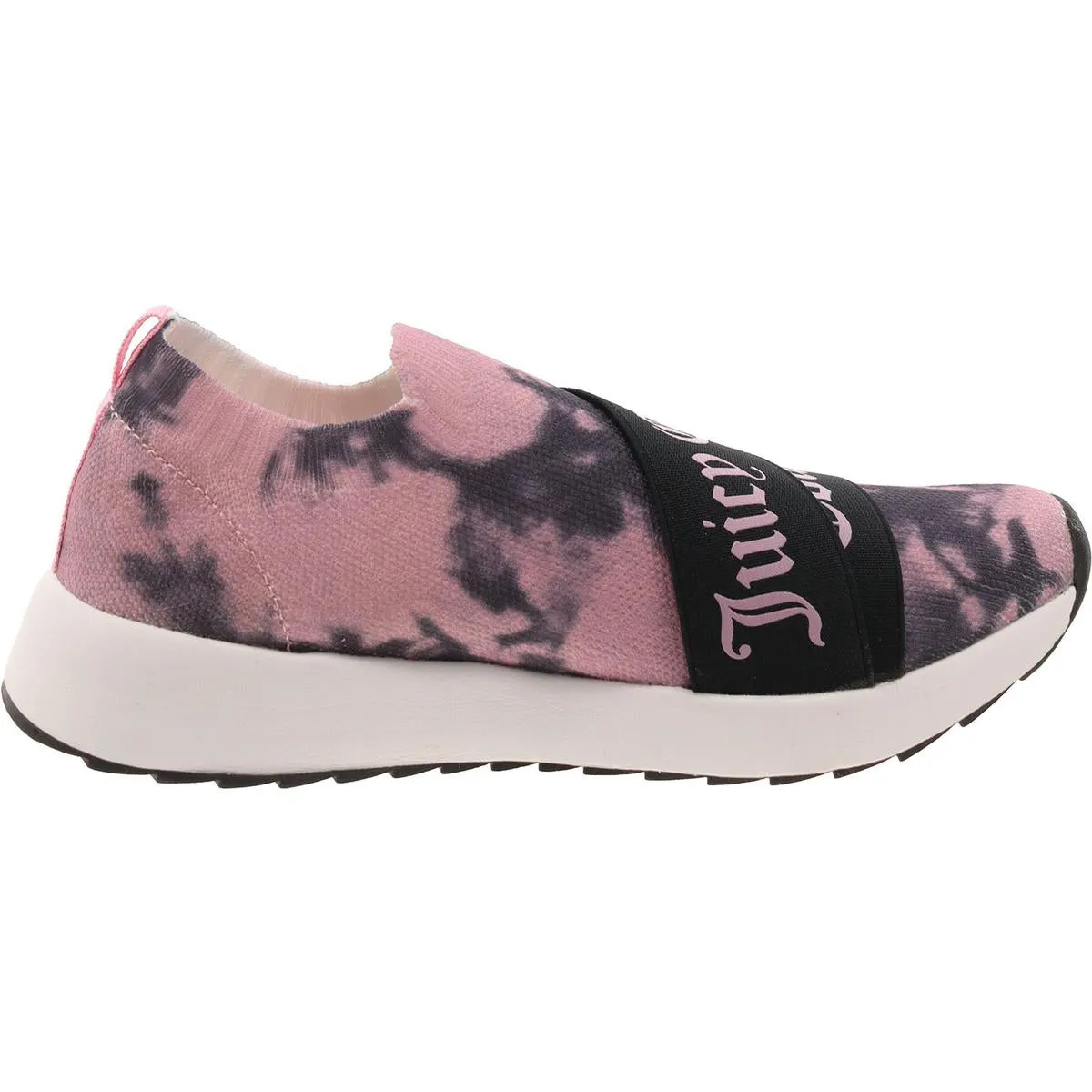 Juicy Couture Womens Annouce Knit Laceless Slip-On Sneakers