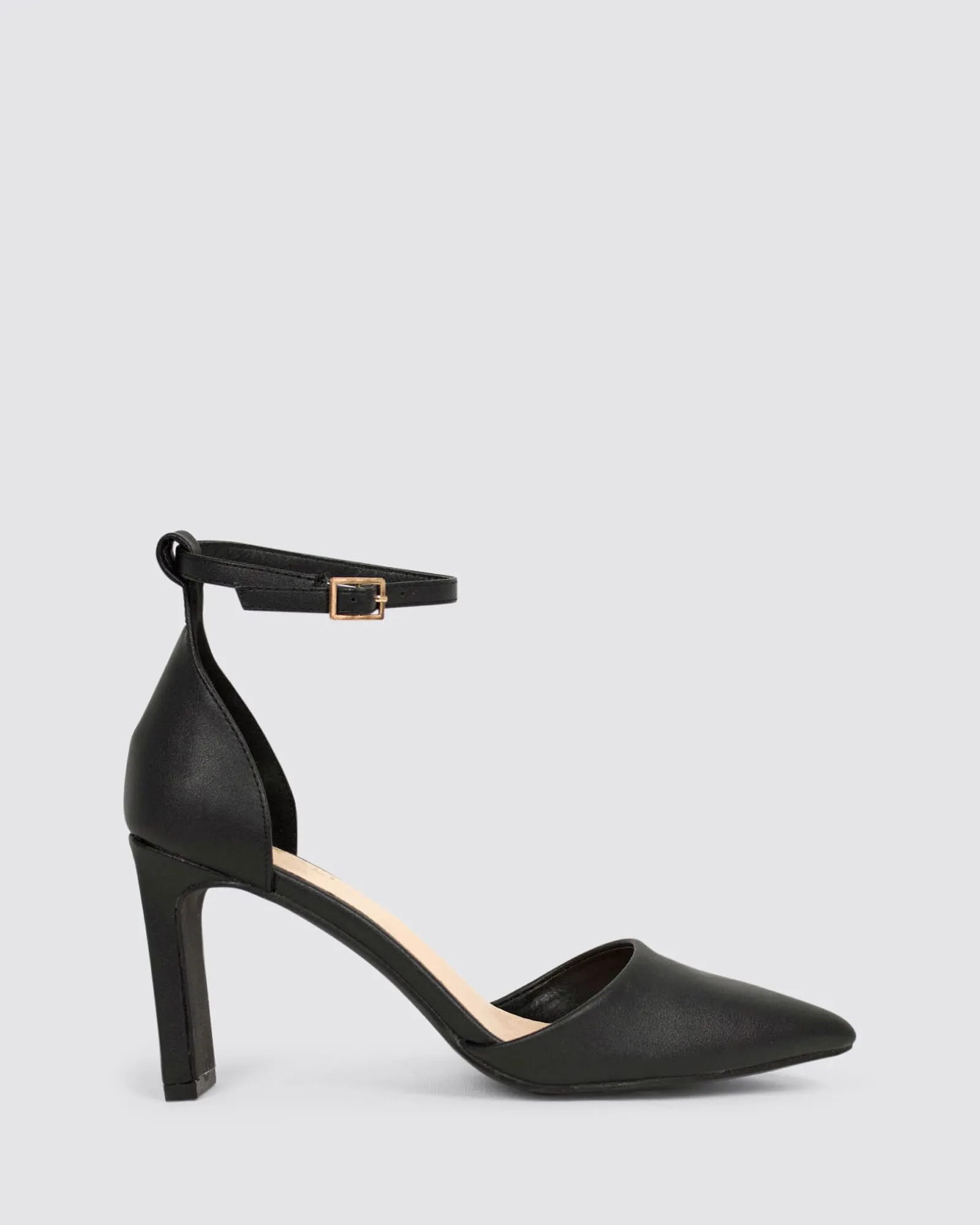 KITRA HEELS BLACK SMOOTH