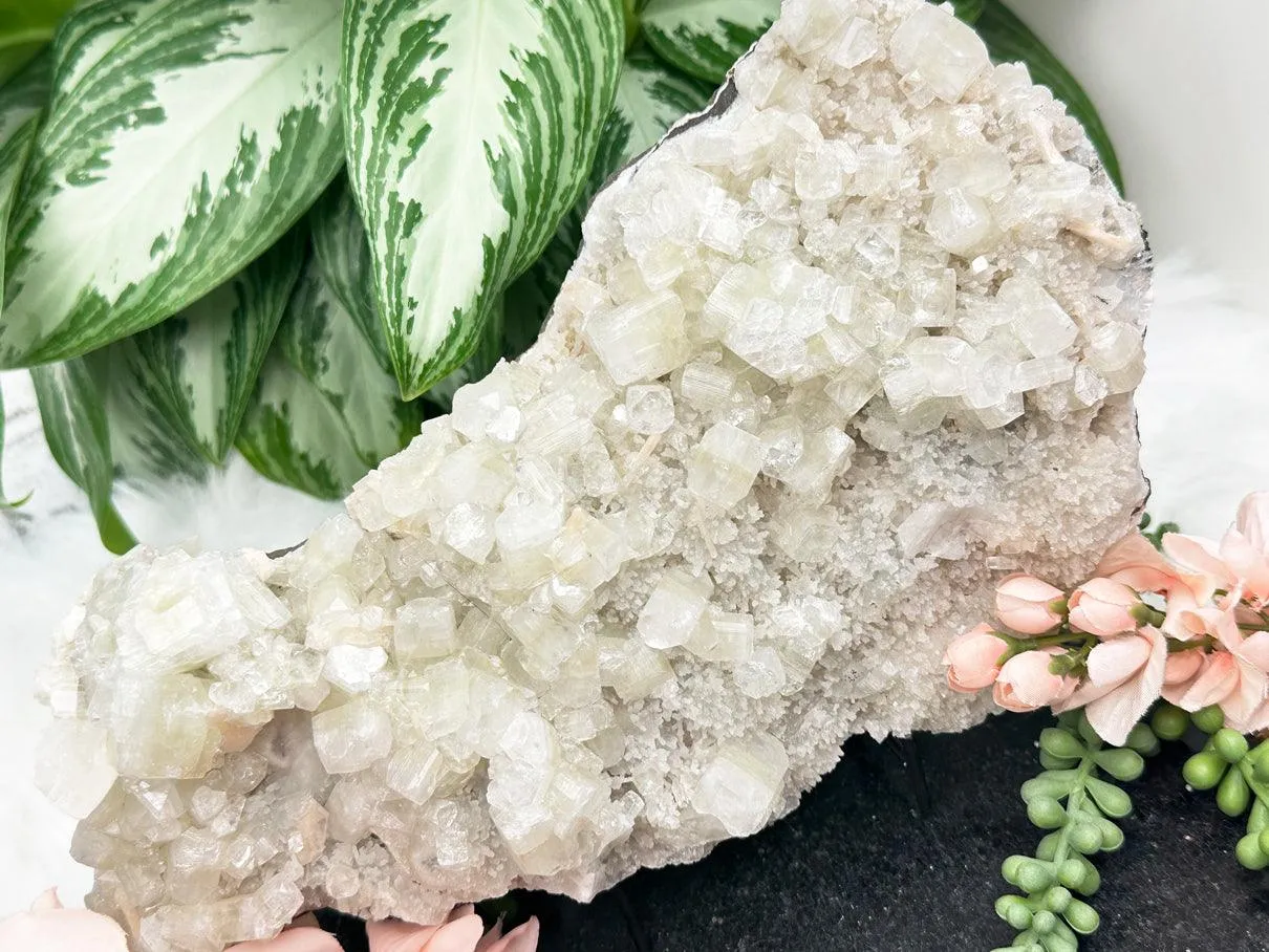 Large Green Apophyllite Stilbite