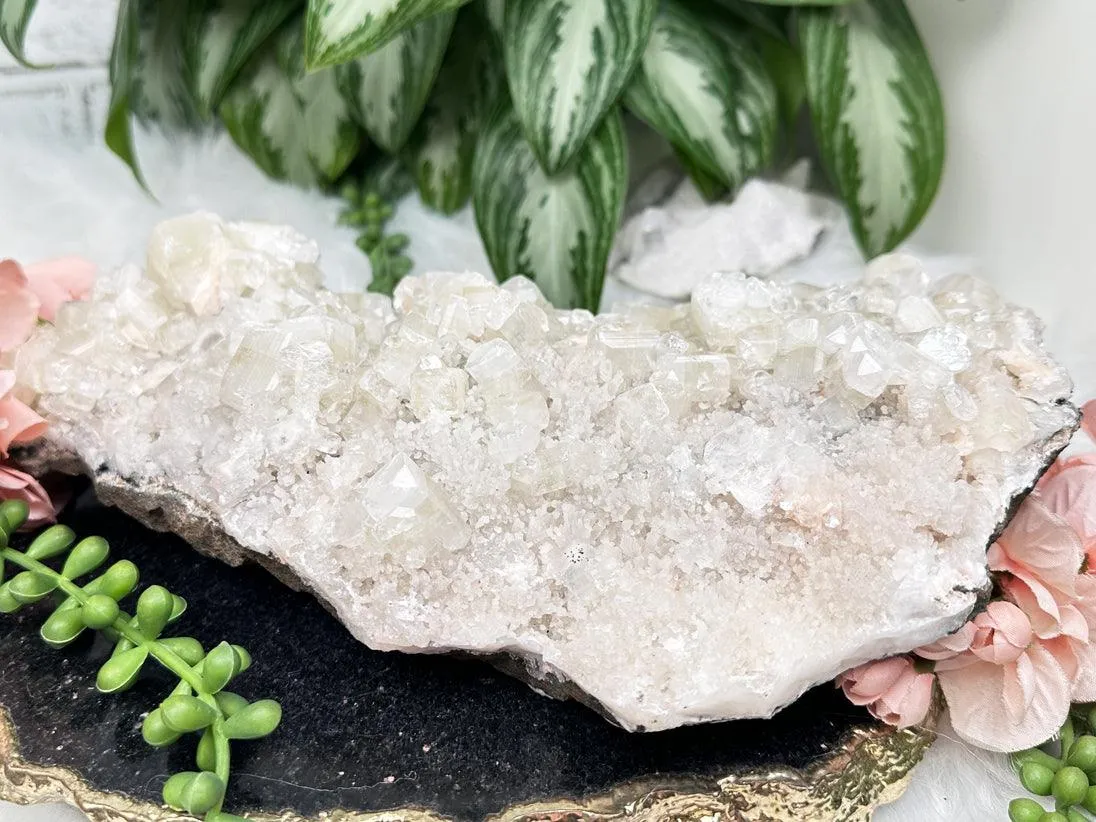 Large Green Apophyllite Stilbite
