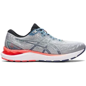 Men's Asics Gel-Cumulus 23, Piedmont Grey/White, 9 D Medium