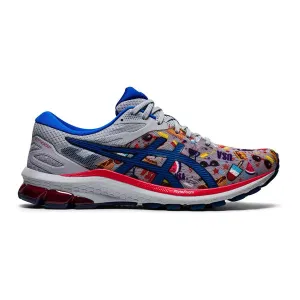 Men's Asics GT-1000 10, Piedmont Grey/Asics Blue, 15 D Medium