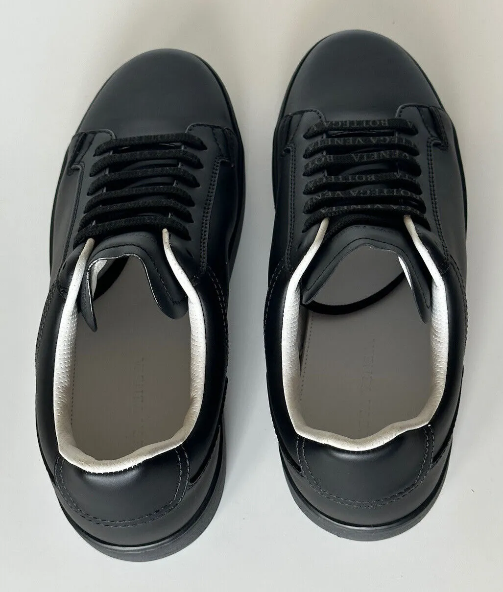 NIB $690 Bottega Veneta Men's Calf Leather Black Sneakers 12 US (45 Euro) 578298