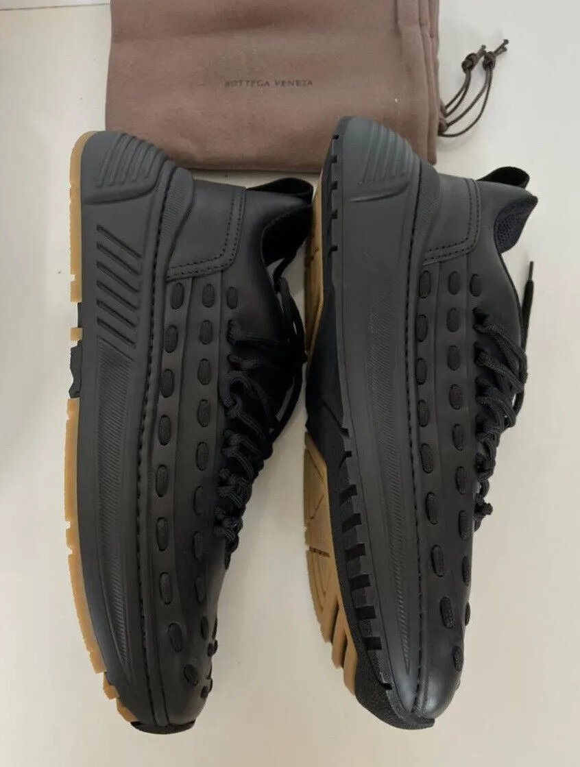 NIB $950 Bottega Veneta Mens Leather Black Sneakers 13 US (46 Euro) 578305 1000