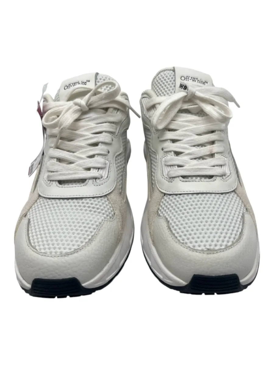 Off White Shoe Size 41 White & Beige Leather Synthetic Laces Chunky Sneakers